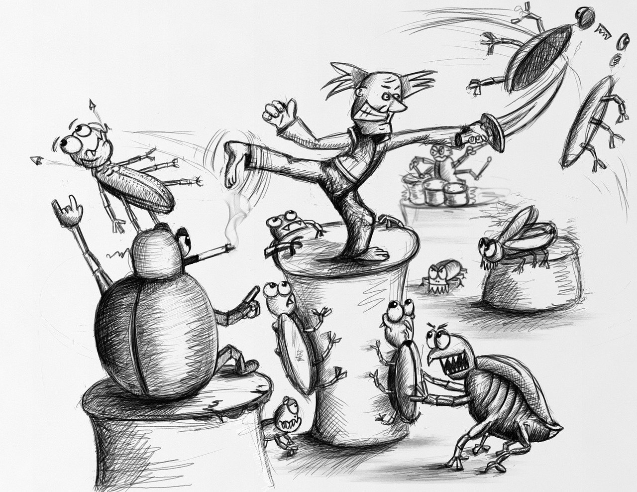 动漫人物素描图片,艺术魅力与创作技巧探索