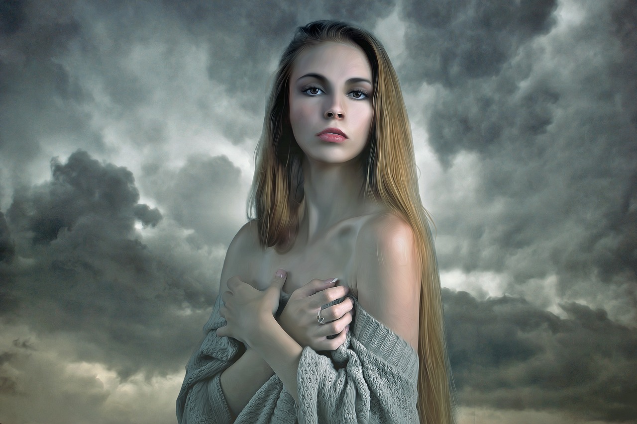 动漫女吸血鬼,神秘魅力的象征